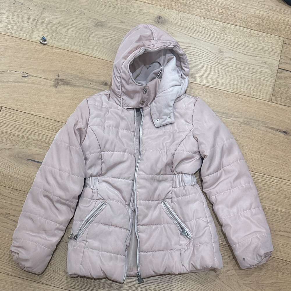 Tahari Kids Pink Puffer Jacket by pink 10/12
